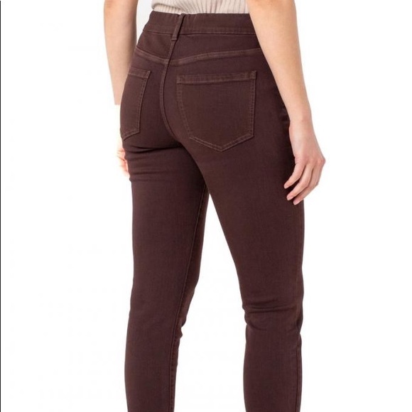 NWT Liverpool the Glider revolutionary Pull on Jeans Chocolate Size 0 - Picture 15 of 15